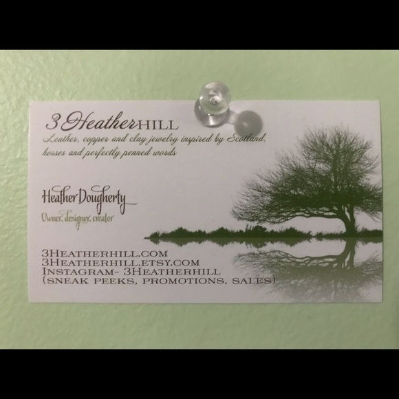 💟3HeatherHill Handmade Leather Bracelet Cuff💟 - Picture 8 of 8